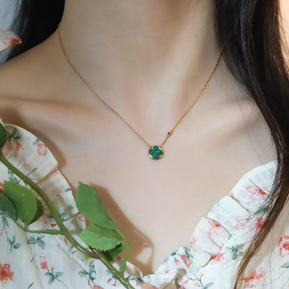 [Elowen Jewels]SUN PEDANT PINK GOLD 1 DIAMOND NECKLACE