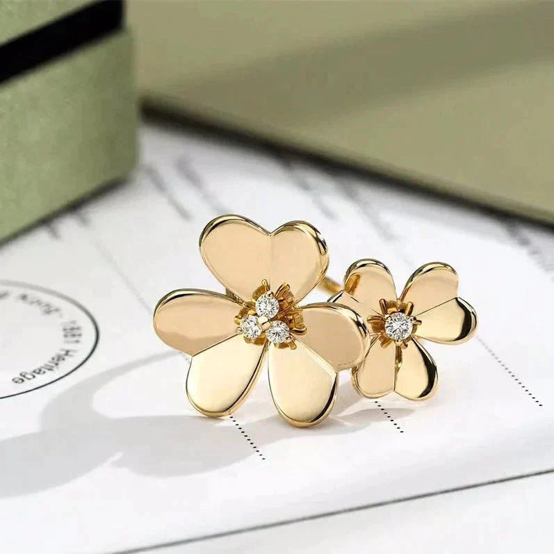 [Elowen Jewels]CLOVER COMOS GOLD DIAMOND RING
