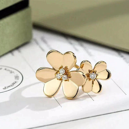 [Elowen Jewels]CLOVER COMOS GOLD DIAMOND RING