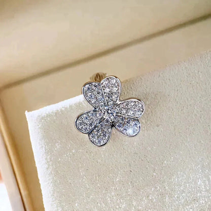 [Elowen Jewels]CLOVER COMOS DIAMOND EARRINGS SILVER