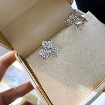 [Elowen Jewels]CLOVER COMOS DIAMOND EARRINGS SILVER