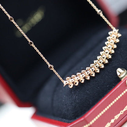 [Elowen Jewels]CLASH PINK GOLD NECKLACE