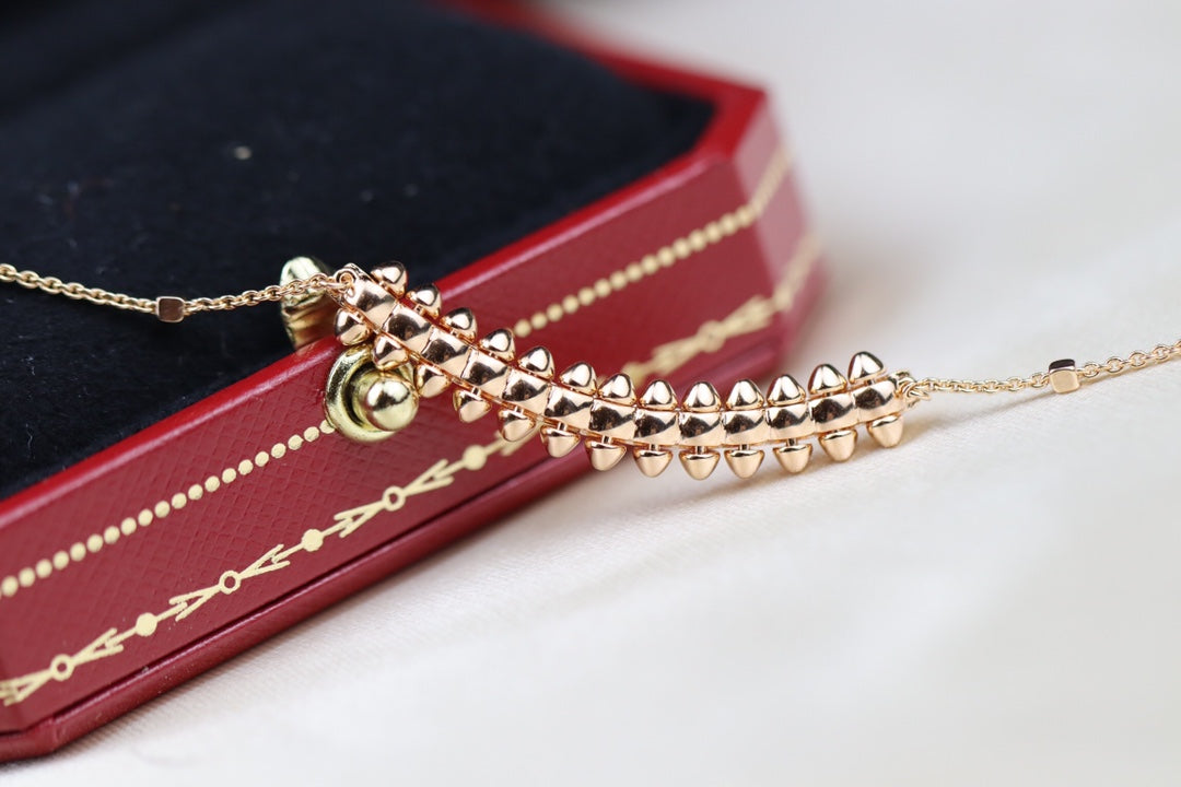 [Elowen Jewels]CLASH PINK GOLD NECKLACE