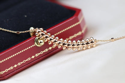 [Elowen Jewels]CLASH PINK GOLD NECKLACE