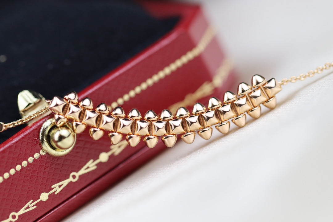 [Elowen Jewels]CLASH PINK GOLD NECKLACE