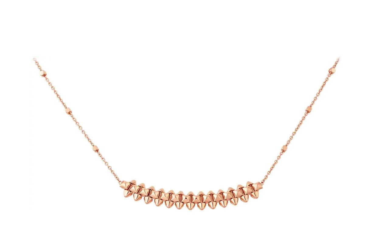 [Elowen Jewels]CLASH PINK GOLD NECKLACE
