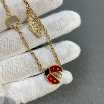 [Elowen Jewels]LUCKY SPRING 15 MOTIFS GOLD NECKLACE