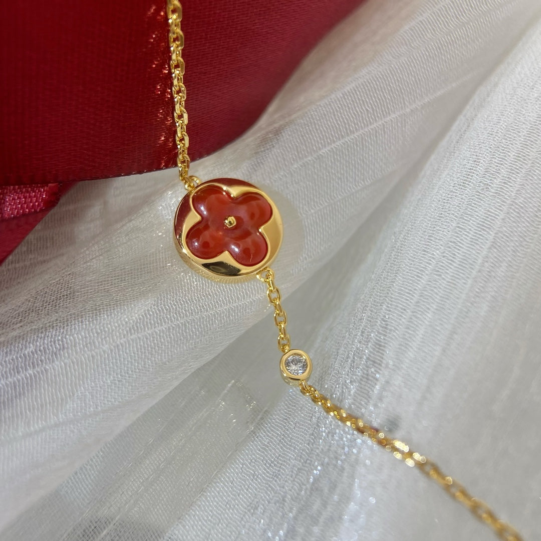 [Elowen Jewels]SUN PEDANT CARNELIAN BRACELET