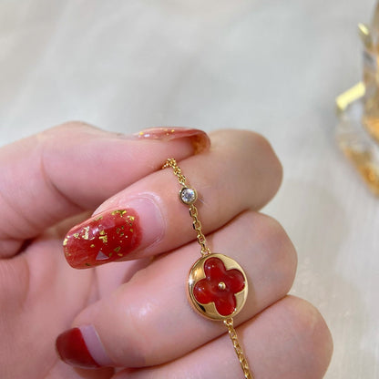 [Elowen Jewels]SUN PEDANT CARNELIAN BRACELET