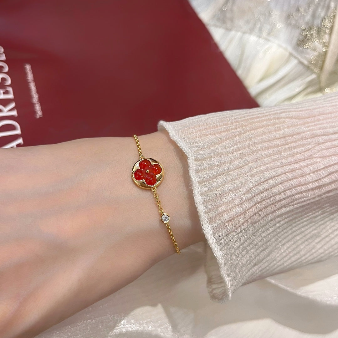 [Elowen Jewels]SUN PEDANT CARNELIAN BRACELET