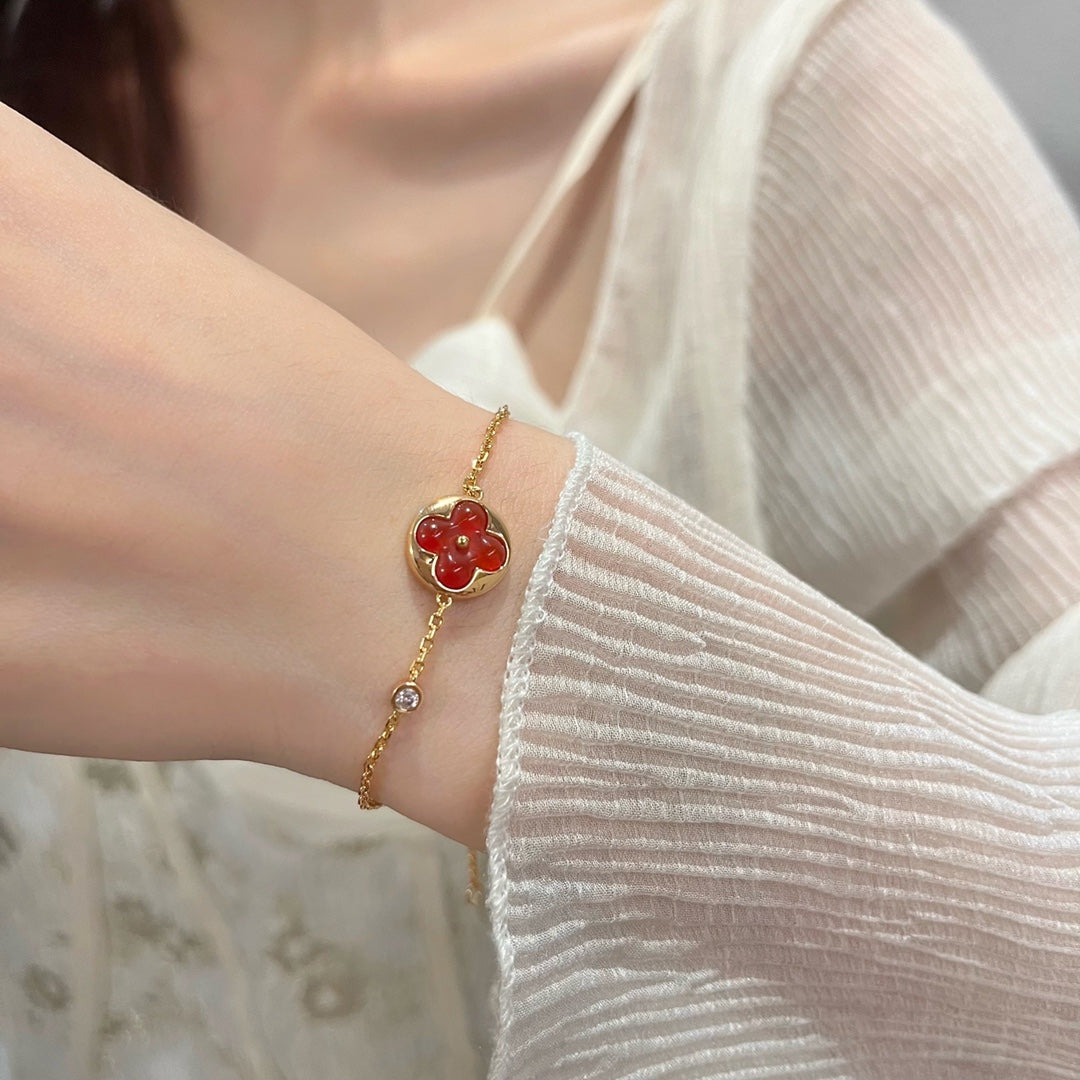 [Elowen Jewels]SUN PEDANT CARNELIAN BRACELET