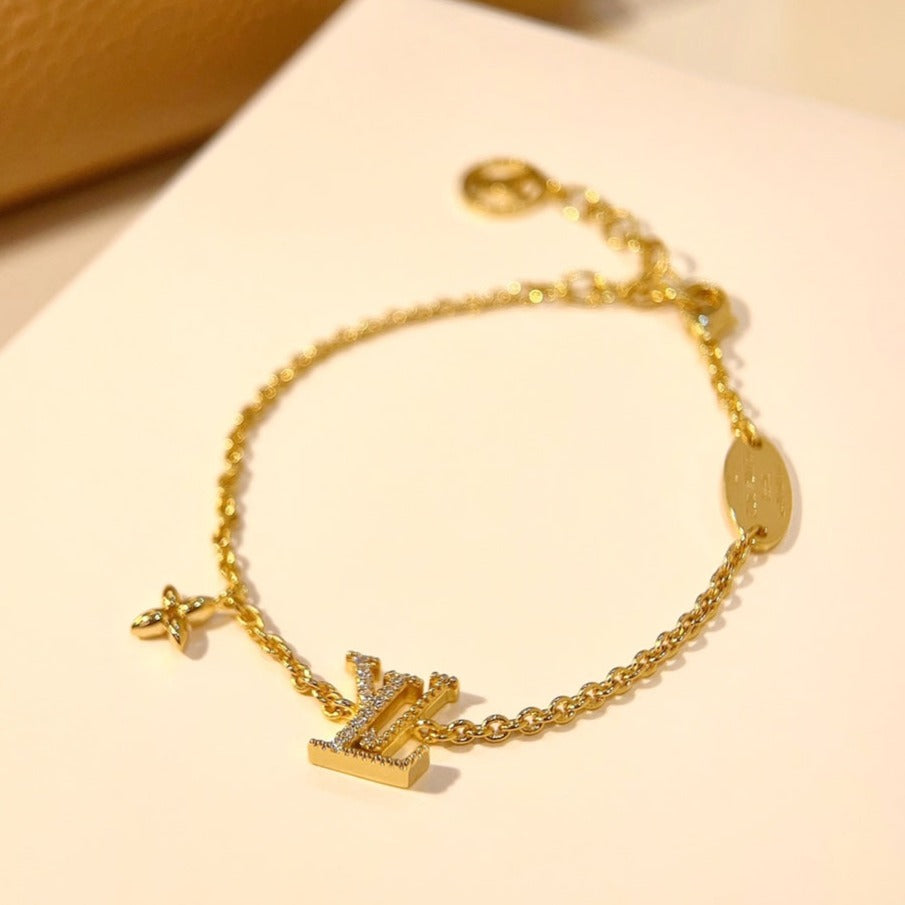 [Elowen Jewels]LOGO STAR MOTIF GOLD BRACELET