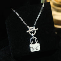 [Elowen Jewel]POP H PEDANT SILVER NECKLACE