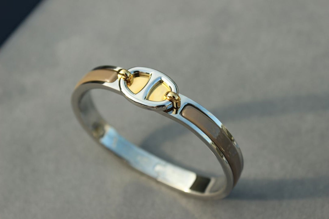 [Elowen Jewels]CLIC CHAINE SILVER BRACELET