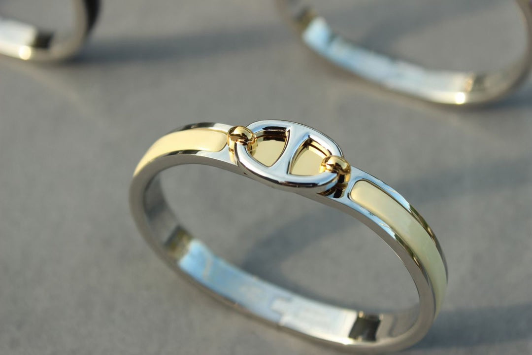 [Elowen Jewels]CLIC CHAINE SILVER BRACELET