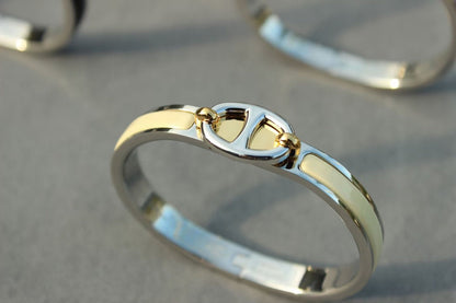 [Elowen Jewels]CLIC CHAINE SILVER BRACELET