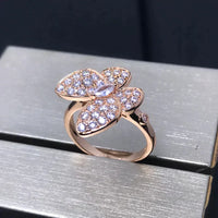 [Elowen Jewel]BUTTERFLY PINK GOLD DIAMOND RING