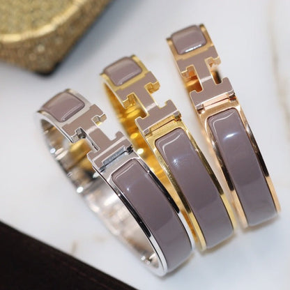 [Elowen Jewels]H BRACELET 12MM BROWN