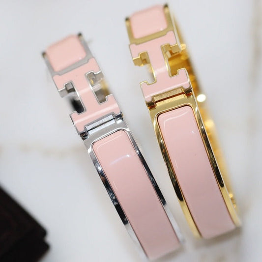 [Elowen Jewels]H BRACELET 12MM PINK