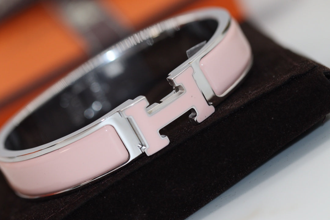 [Elowen Jewels]H BRACELET 12MM PINK