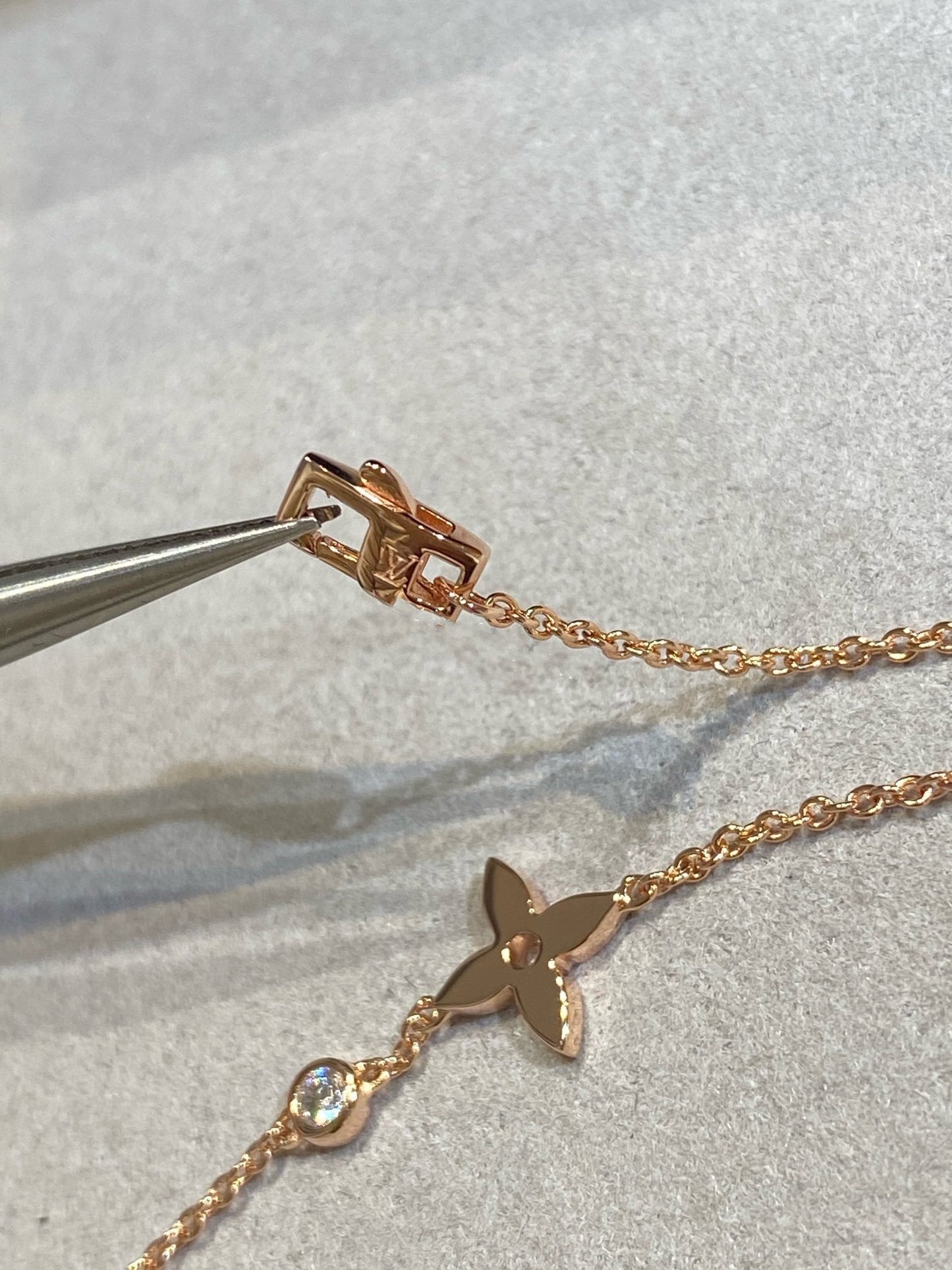 [Elowen Jewels]STAR DIAMOND PINK GOLD BRACELET