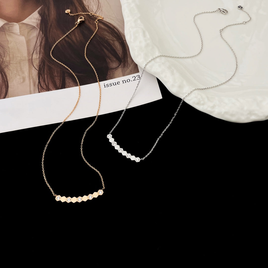 [Elowen Jewels]BEE MY LOVE DIAMOND NECKLACE
