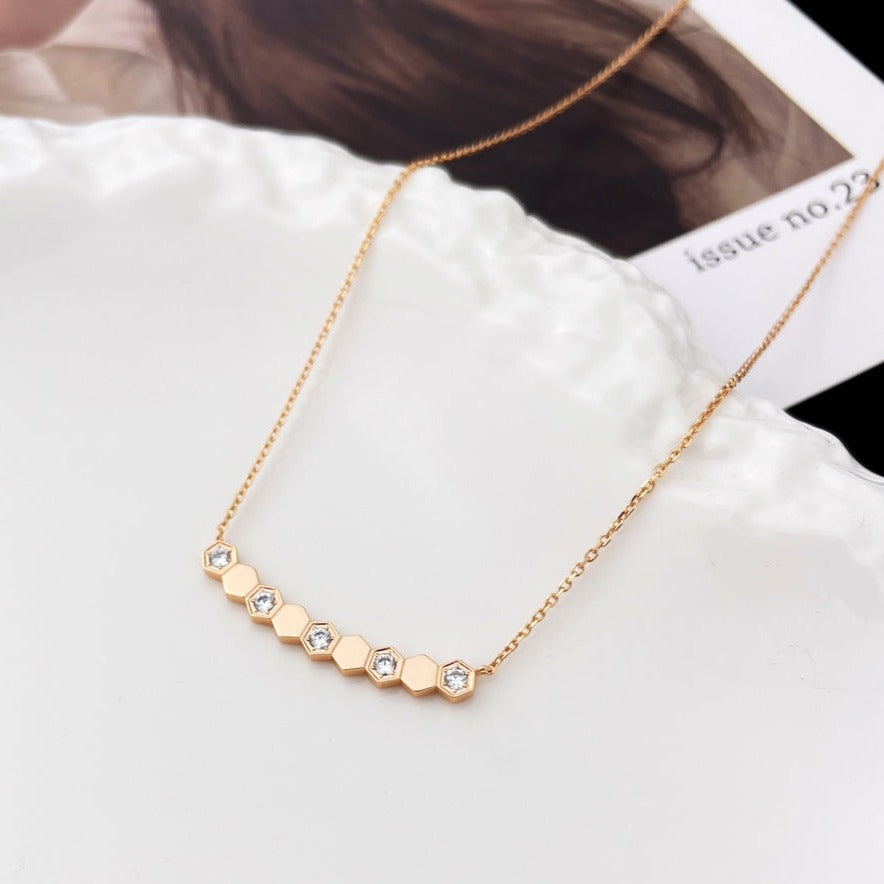 [Elowen Jewels]BEE MY LOVE DIAMOND NECKLACE