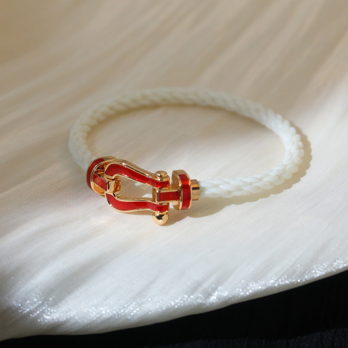 [Elowen Jewels]FORCE 10 WHITE TEXTILE DIAMOND PAVED
