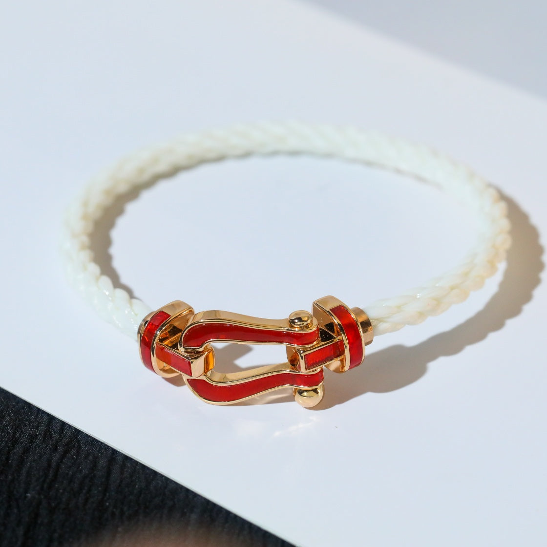 [Elowen Jewels]FORCE 10 WHITE TEXTILE DIAMOND PAVED