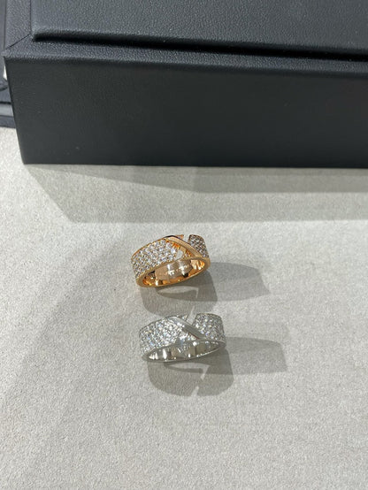 [Elowen Jewels]LIENS EVIDENCE  DIAMOND PAVED RING