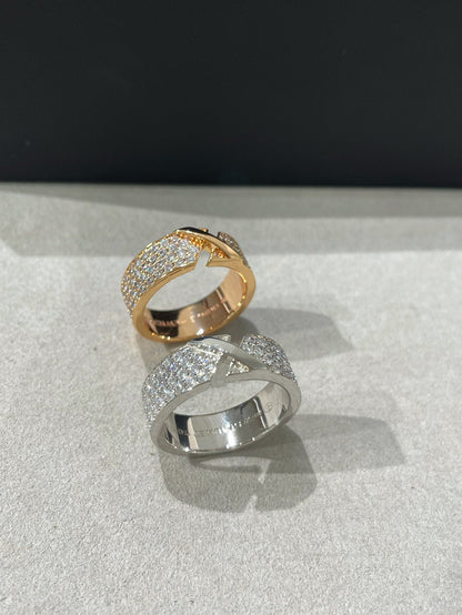 [Elowen Jewels]LIENS EVIDENCE  DIAMOND PAVED RING