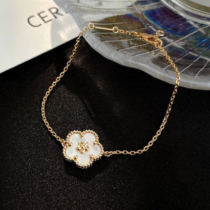 [Elowen Jewels]LUCKY SPRING ROSE GOLD MOP BRACELET
