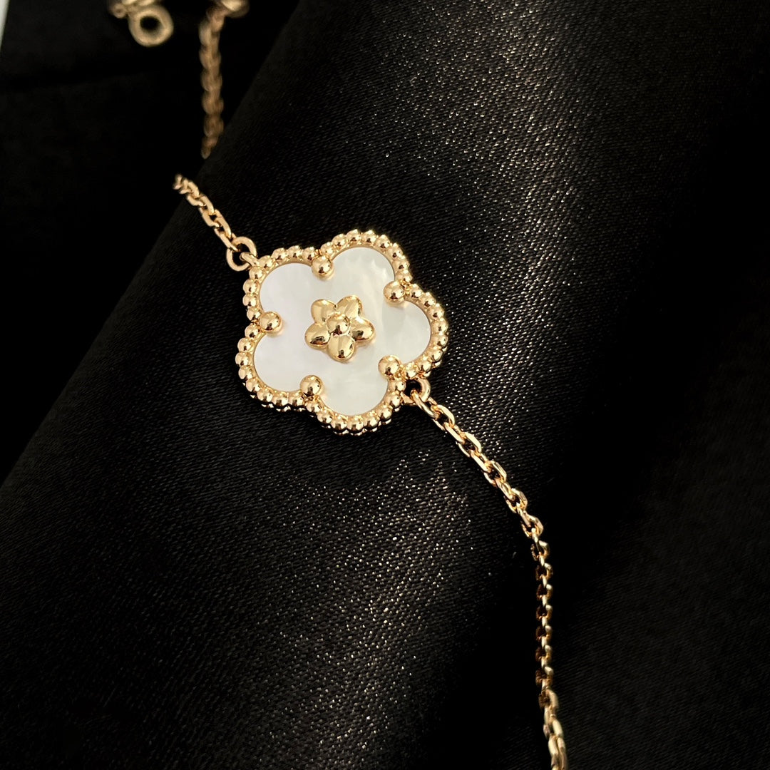 [Elowen Jewels]LUCKY SPRING ROSE GOLD MOP BRACELET