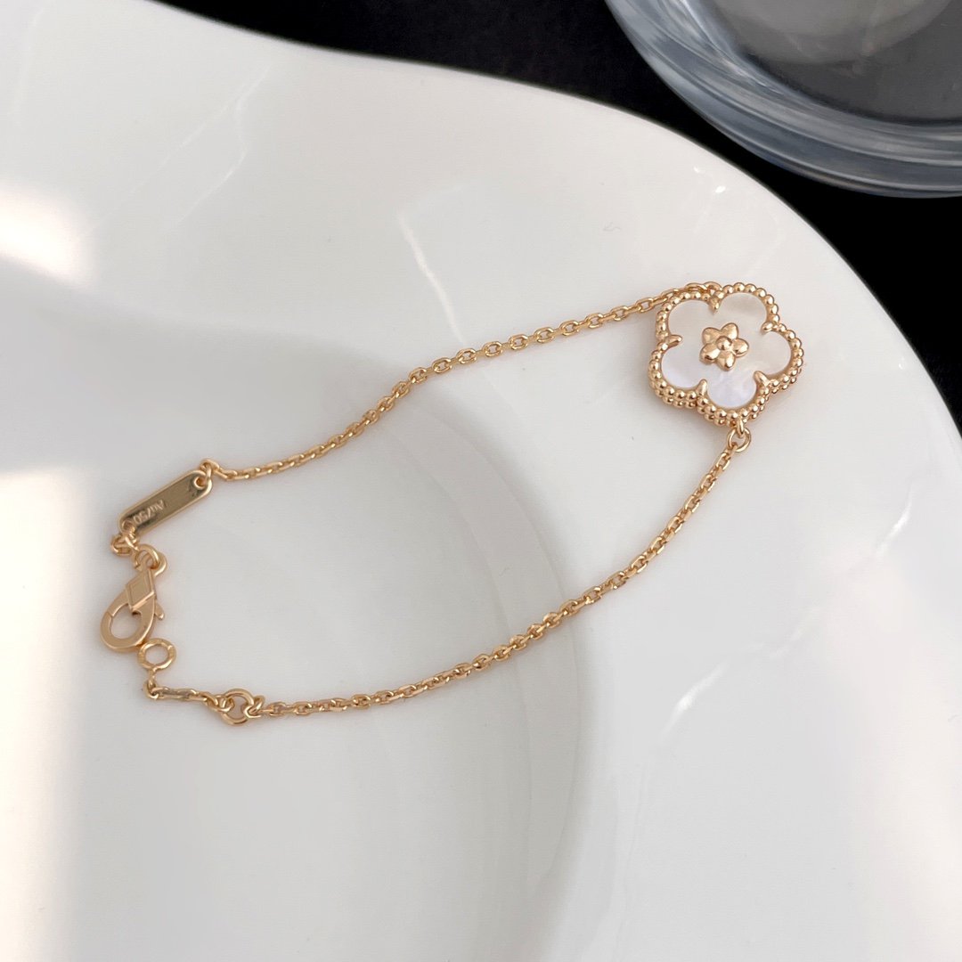 [Elowen Jewels]LUCKY SPRING ROSE GOLD MOP BRACELET