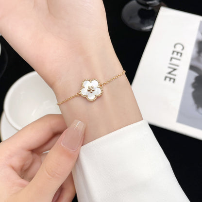 [Elowen Jewels]LUCKY SPRING ROSE GOLD MOP BRACELET
