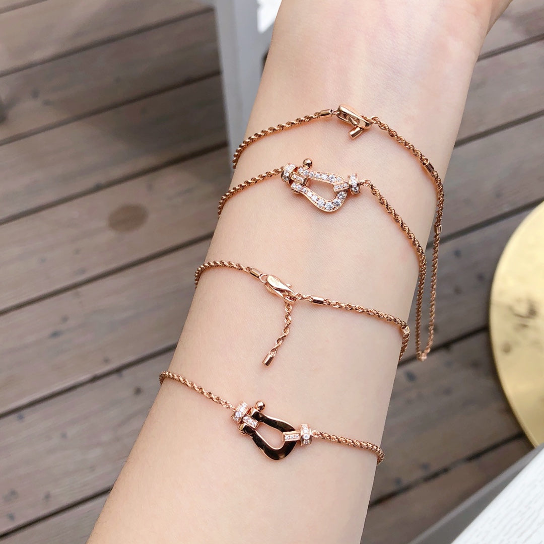 [Elowen Jewels]FORCE 10 PINK GOLD DIAMOND NECKLACE