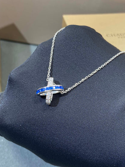 [Elowen Jewels]LIENS DIAMOND SILVER NECKLACE