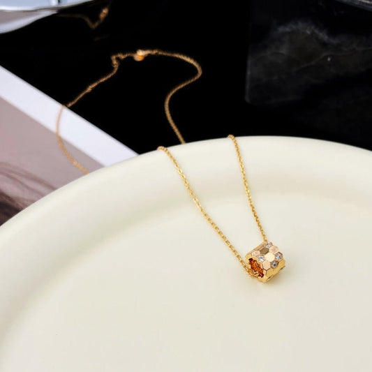 [Elowen Jewels]BEE MINI PEDANT DIAMOND NECKLACE