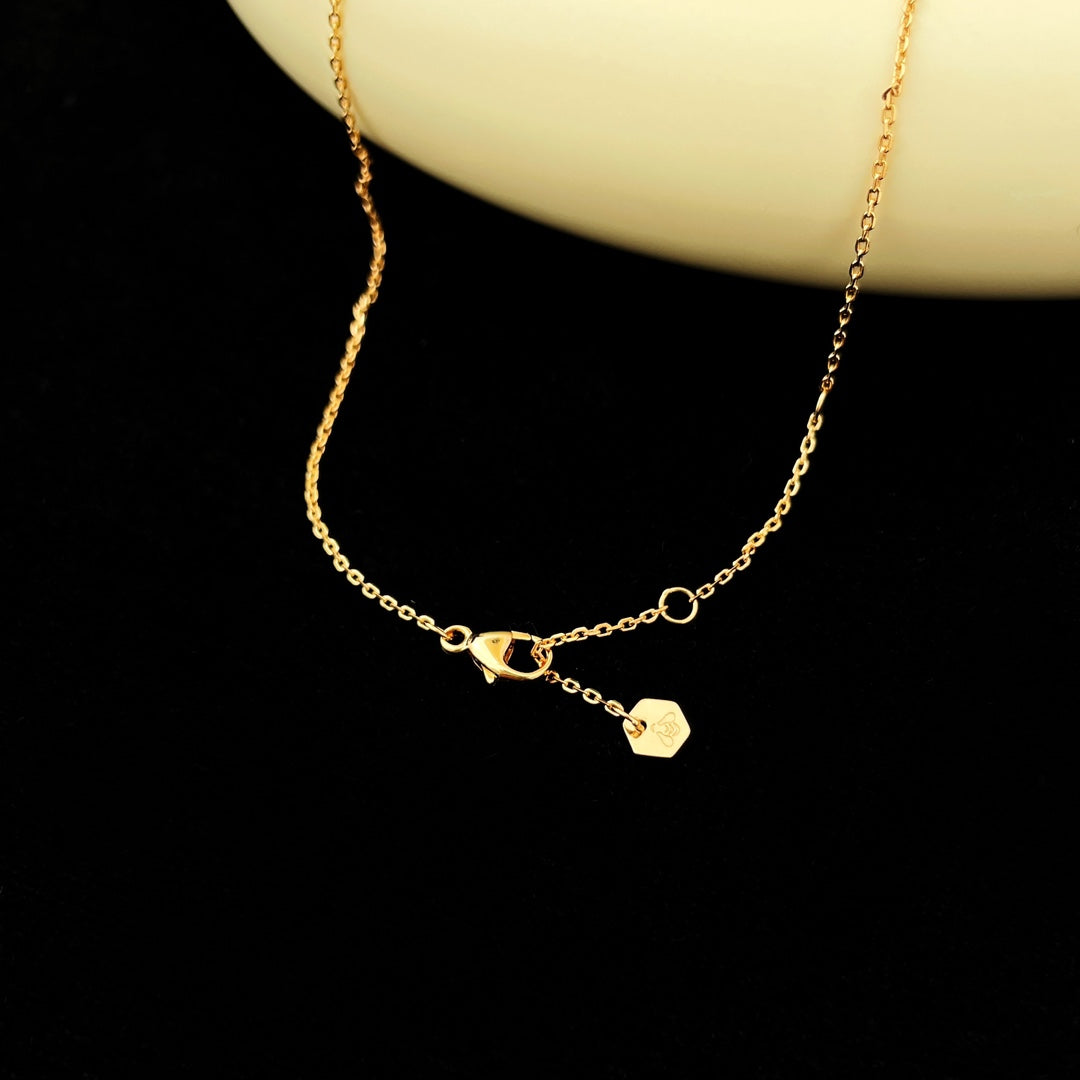 [Elowen Jewels]BEE MINI PEDANT DIAMOND NECKLACE