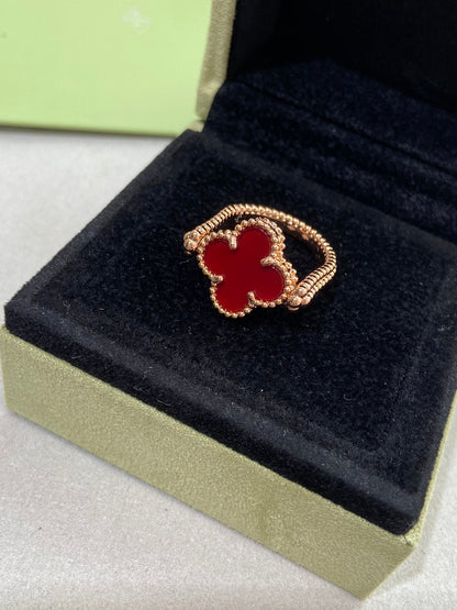 [Elowen Jewels]CLOVER RIVERSIBLE ROSE GOLD RING