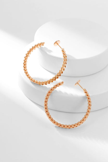 [Elowen Jewels]CLASH HOOP EARRINGS