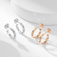 [Elowen Jewel]BEE LOVE DIAMOND HOOP EARRINGS