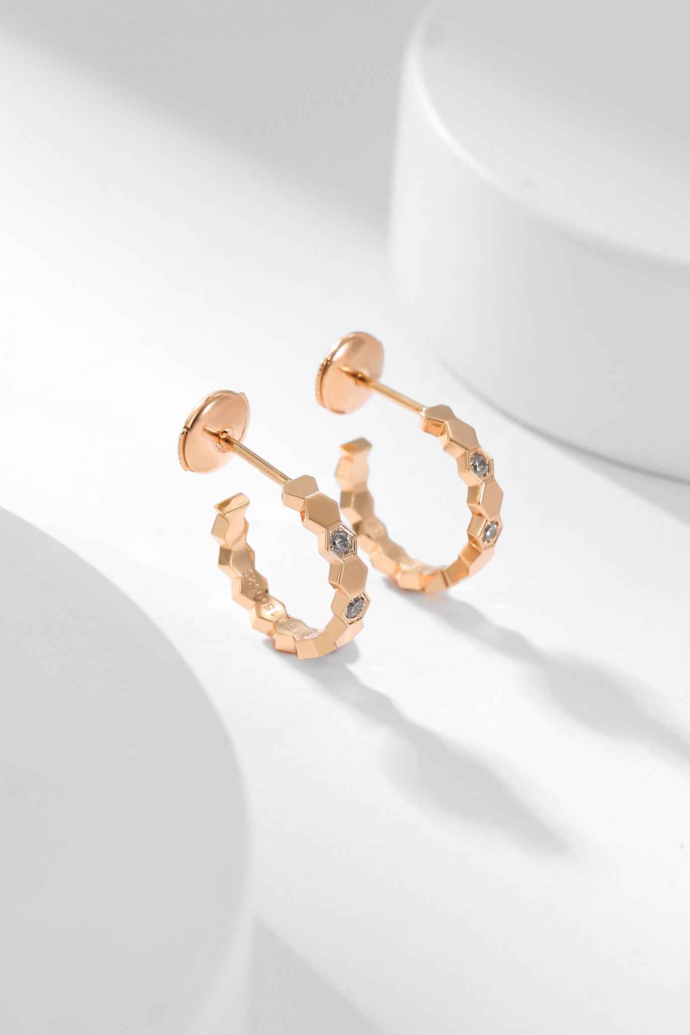 [Elowen Jewels]BEE LOVE DIAMOND HOOP EARRINGS