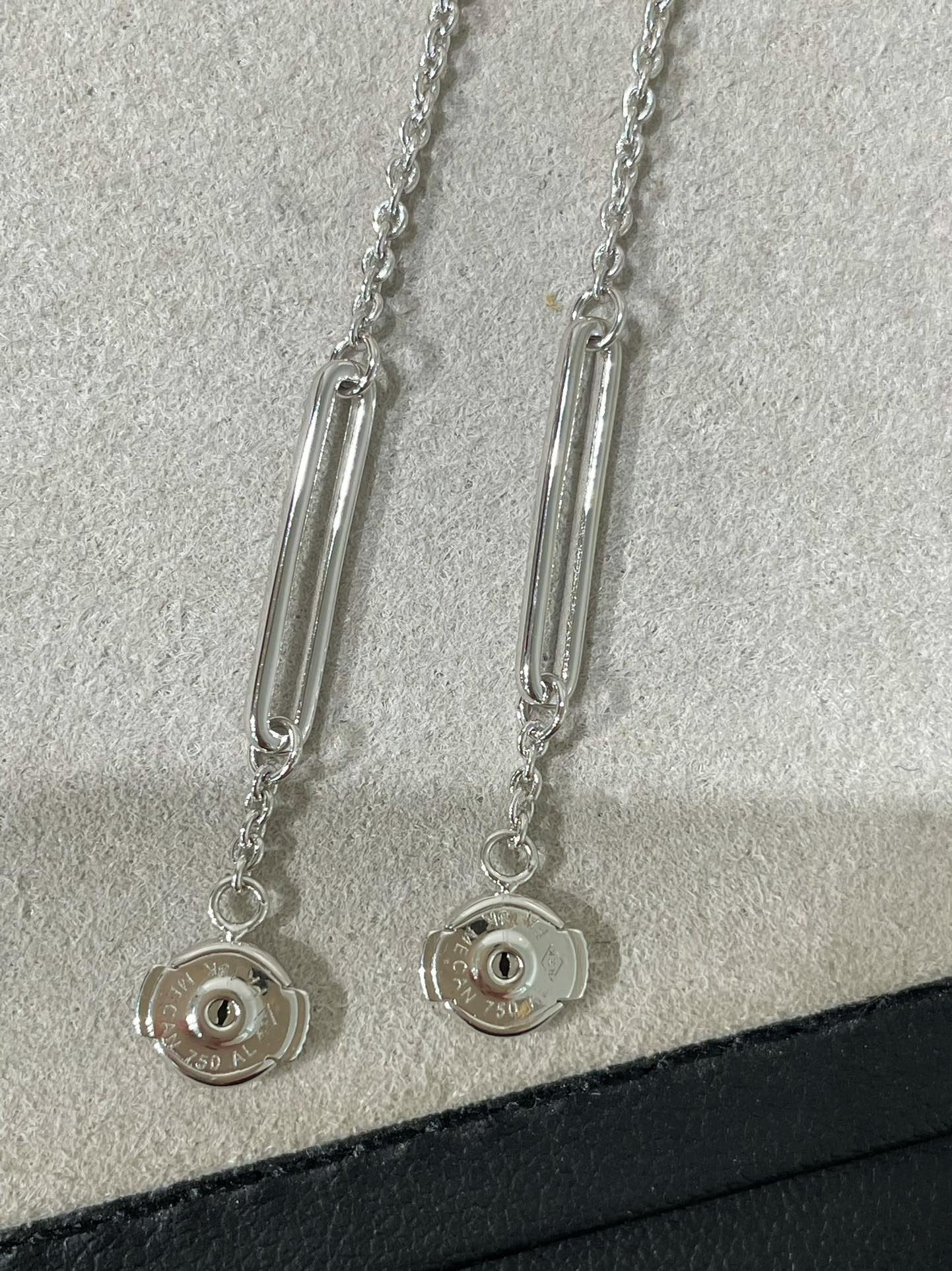 [Elowen Jewels]CHAINE CHAOS DIAMOND DROP EARRINGS