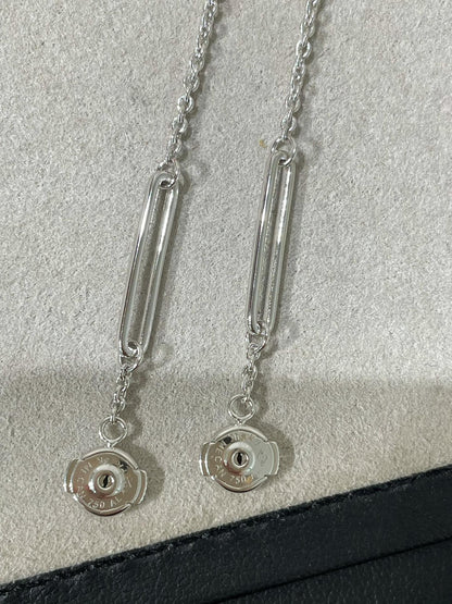 [Elowen Jewels]CHAINE CHAOS DIAMOND DROP EARRINGS