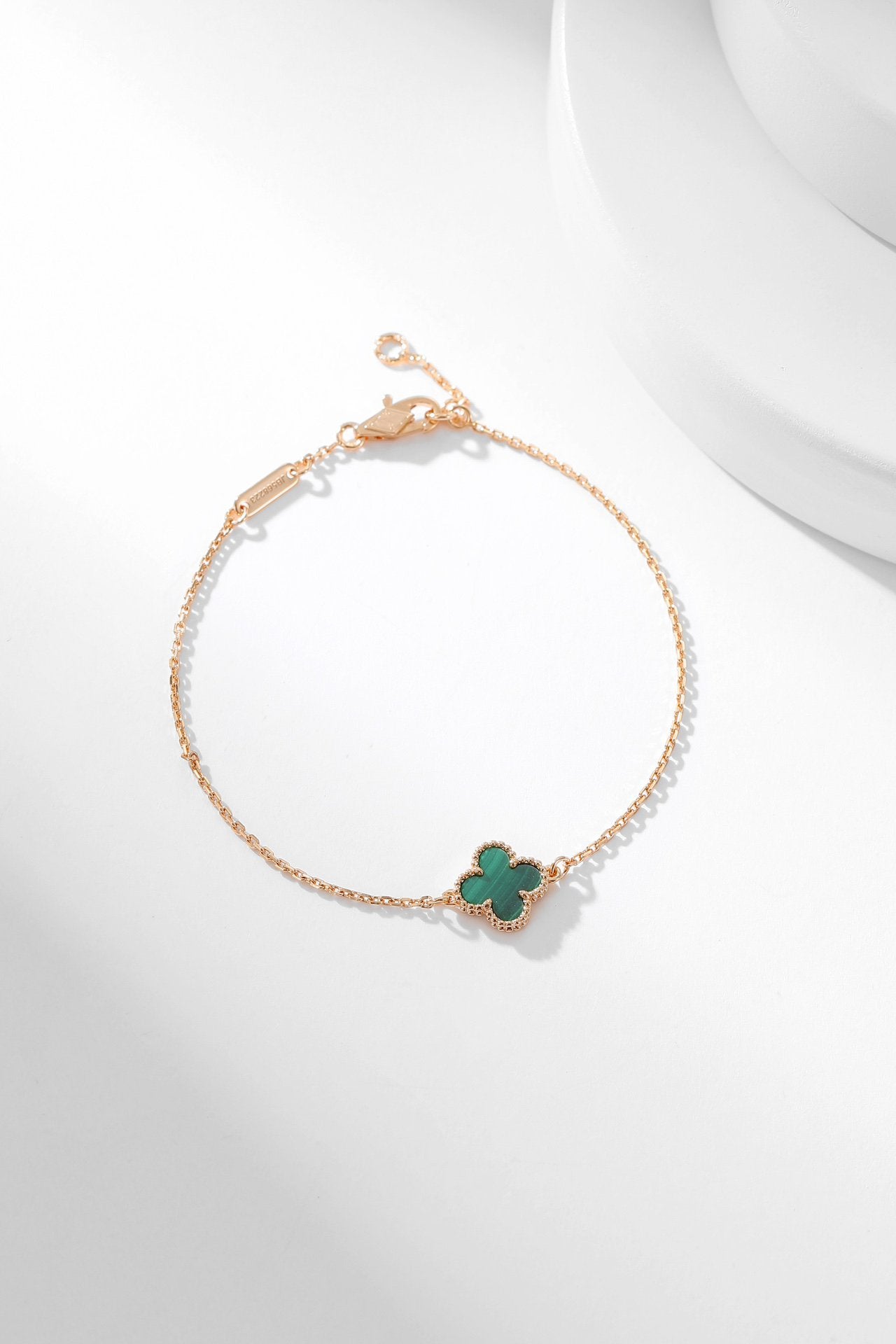 [Elowen Jewels]CLOVER BRACELET MALACHITE 1 MOTIF