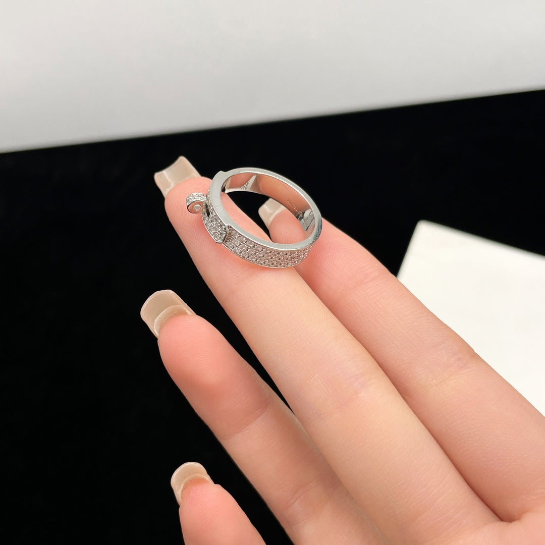 [Elowen Jewels]KELLY SILVER DIAMOND RING