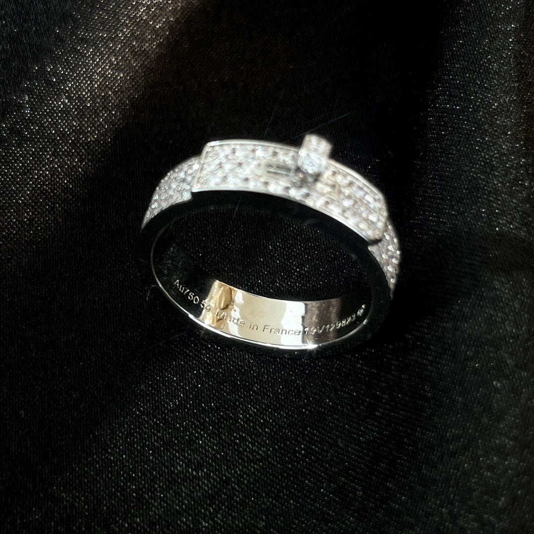 [Elowen Jewels]KELLY SILVER DIAMOND RING