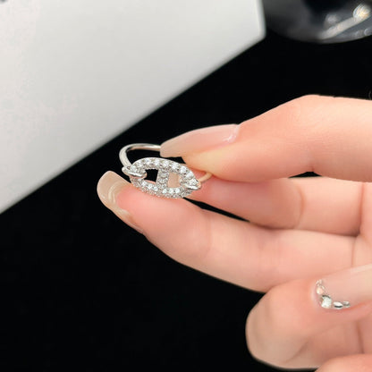 [Elowen Jewels]RONDE SMALL SILVER DIAMOND RING