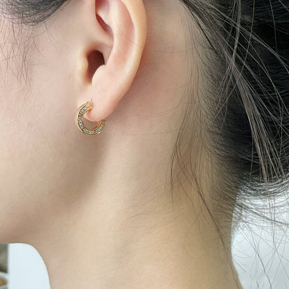 [Elowen Jewels]LOVE DIAMOND EARRINGS